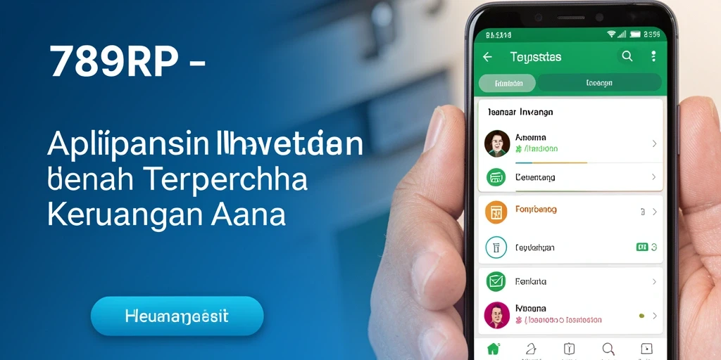 Antarmuka pengguna aplikasi 789RP yang intuitif dan menarik.