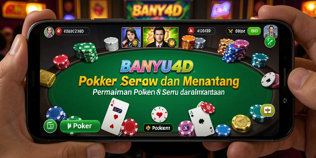 Antarmuka permainan BANYU4D yang menarik dan interaktif.