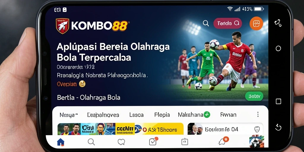 Antarmuka aplikasi KOMBO88 yang informatif dan menarik.