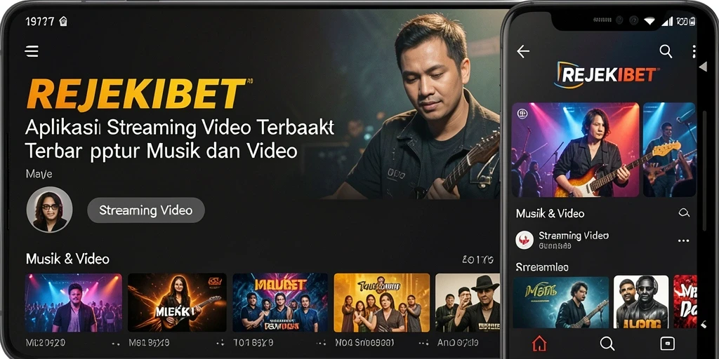 Tampilan antarmuka <strong>REJEKIBET</strong> yang sederhana dan fungsional untuk streaming video.