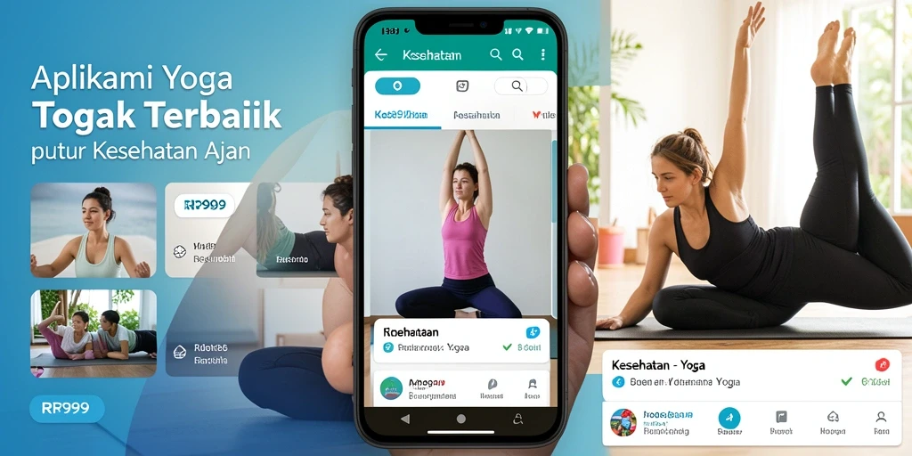 Tampilan antarmuka RR999 yang ramah pengguna dengan fungsi yoga lengkap.