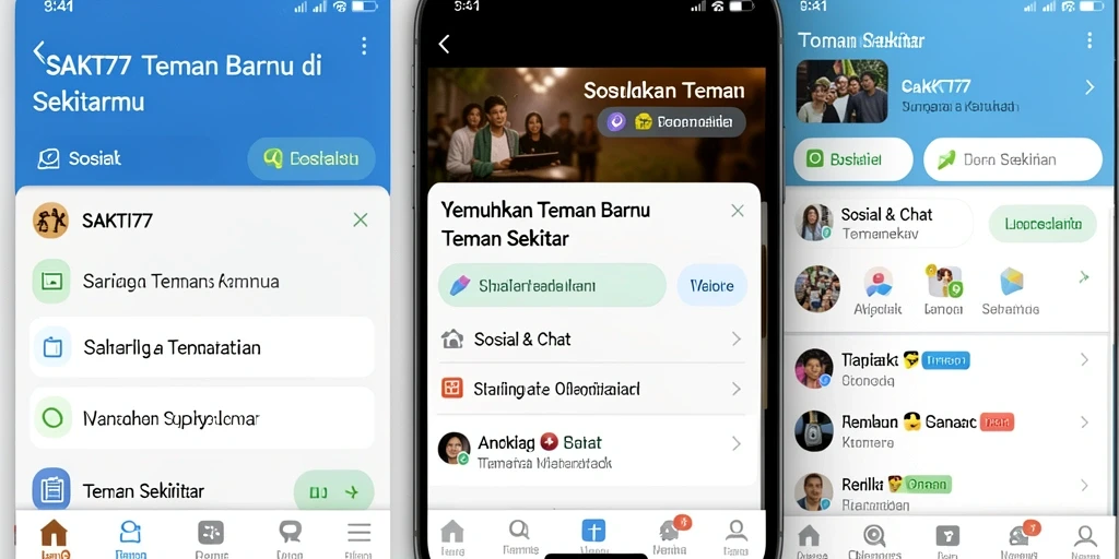 Tampilan antarmuka SAKTI77 yang sederhana dan intuitif.