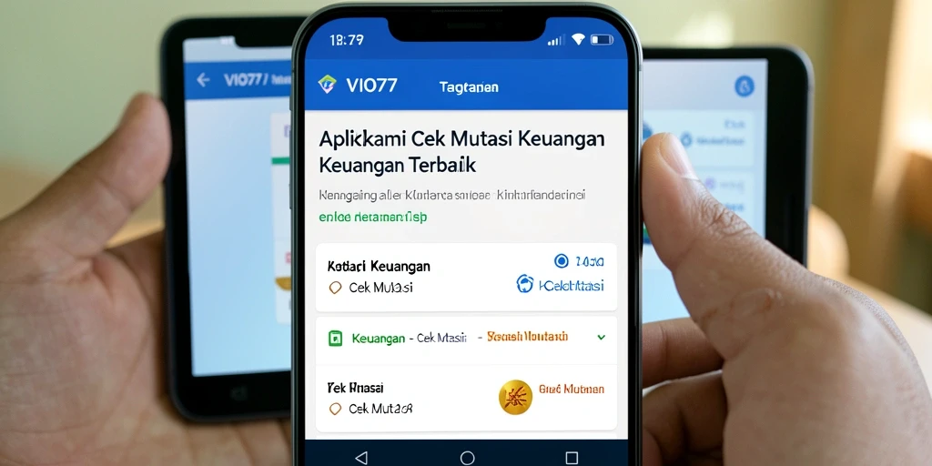 Tampilan antarmuka VIO77 yang simpel dan mudah digunakan.