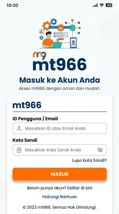 Masuk Akun mt966: Panduan Lengkap untuk Pengguna